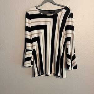 Grayson Women's Size L 3/4 Bell Sleeves‎ Lightweight Breathable